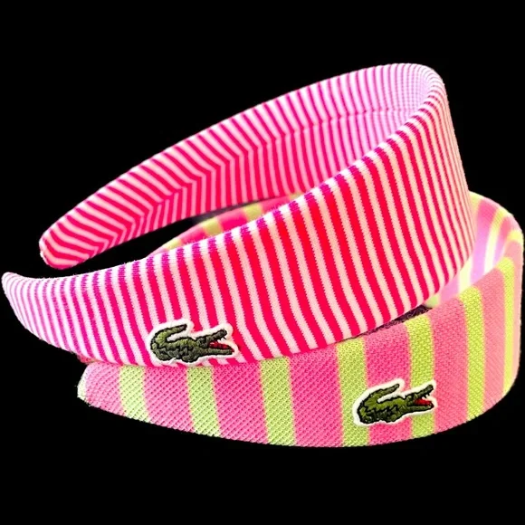 New with tag Lacoste women’s Bold Fuschia hot Pink Hairband LACOSTE Men main image 2